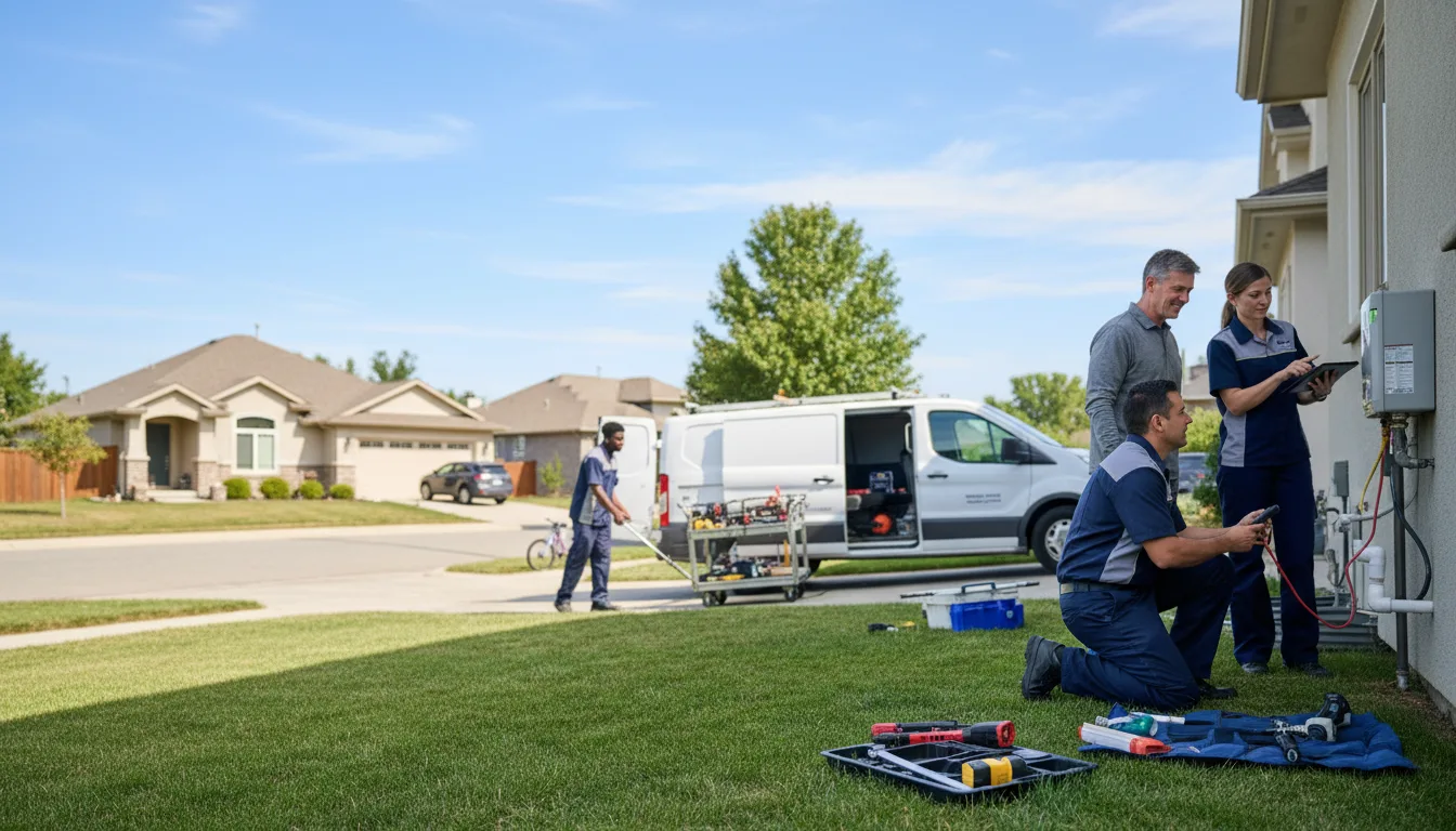 Tankless water heater service in Laredo, TX